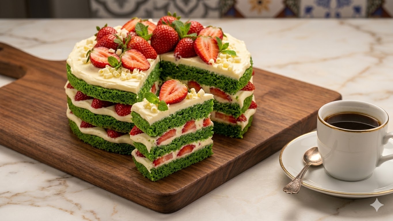 Торт со шпинатом